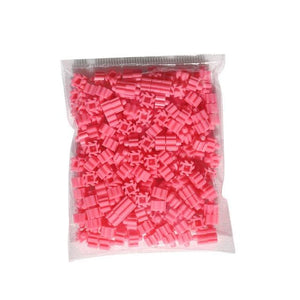 Planet Gates Peach 200pcs Mini Building Blocks DIY Brick 1x1Dots 200PCS 25Colors Educational Games Toys for Children Compatible with brands blocks