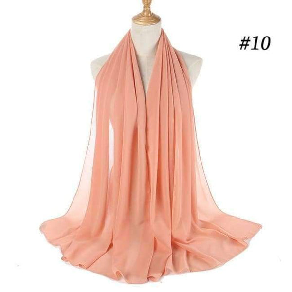 Planet Gates peach Plain bubble chiffon scarf hijab wrap printe solid color shawls headband muslim hijabs scarves/scarf 47 colors