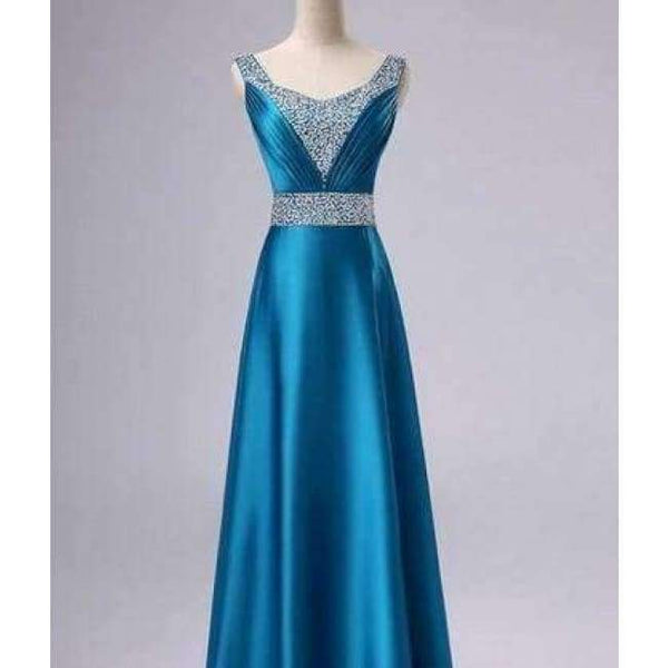 Planet Gates peacock blue / 4 Formal long Evening Dress Vestido de Festa Longo V-Neck Fashion Robe de soiree Plus size Party Gown