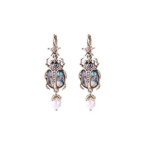 Planet Gates Pearl Star Insect Earrings  Personalized Cute Statement Fashion Women Jewelry Brinco Wedding Drop Earrings