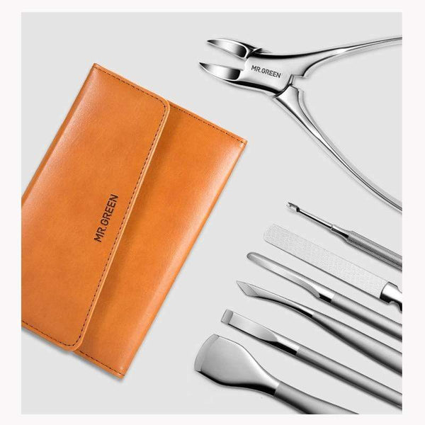 Planet Gates Pedicure Knife Set Professional Ingrown Toenail Foot Care Tools Stainless Steel Nail Nippers Clipper Remover Kit