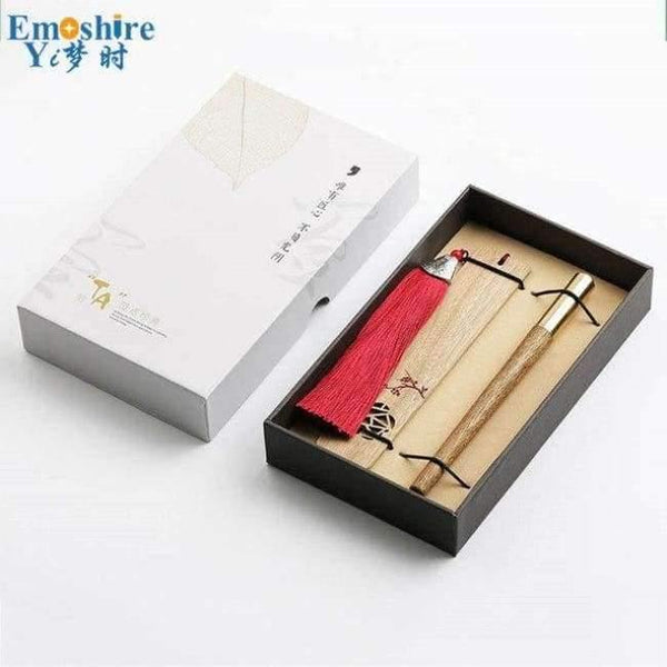 Planet Gates Pen And Bookmark Roller Ball Pen and Bookmark Top Quality Ballpoint Pen for School Office Writing Supplies Pencil Case Pen Box P431