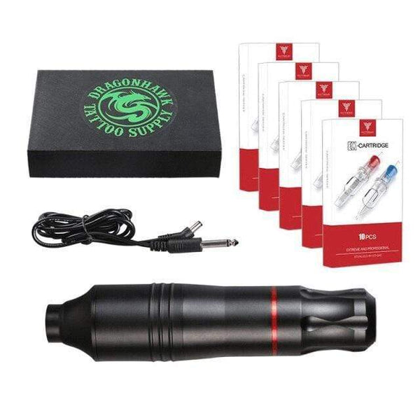 Planet Gates Pen with 50 Needles Tattoo Rotary Pen Machine Powerful Motor  Brand Guns Eyebrow Lip Permanent Makeup Free Gift Supplies