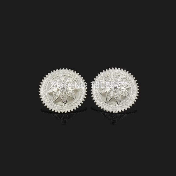 Planet Gates Pendant/Earrings/Ring/Necklace Jewelry Silver Plated Habesha Jewelry African 4PCS Wedding Jewelry Sets