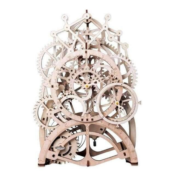 Planet Gates Pendulum Clock / China 4 Kinds Creative DIY Laser Cutting 3D Mechanical Model Wooden Puzzle Game Assembly Toy Gift for Children Teens Adult LK