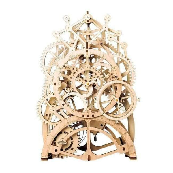 Planet Gates Pendulum Clock / China Robotime 8 Kinds DIY Gear Drive Wooden Mechanical Model Building Kits Assembly Toy Gift for Children Teens Adult LGLK