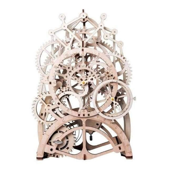 Planet Gates Pendulum Clock / United States Creative 4 Kinds DIY Laser Cutting 3D Mechanical Model Wooden Puzzle Game Assembly Toy Gift for Children Teens Adult LK