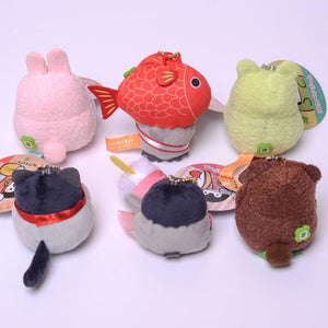 Planet Gates Penguin Plush Doll Kawaii Cartoon Anime Bunny Plush Toy Cute Animal Bear Keychain Bag Pendant Birthday Gift for Girl