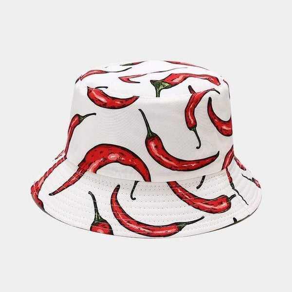 Planet Gates peper white Fashion Cartoon Printed Cute Bucket Hat Summer Reversible Fishermant Hat For Women Men Street Hip Hop Fishing Cap Gorro