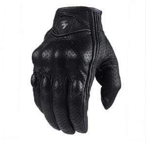 Planet Gates perforation / M Leather Motorcycle Gloves Moto Waterproof Gloves Motorcycle Protective Gears Motocross Gloves gift