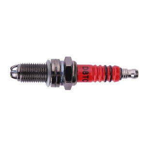 Planet Gates Performance 3-Electrode Motorcycle Spark Plug for Honda Yamaha Yamaha D8EA D8RC DR8EA D7EA T2197 12mm Dia