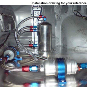 Planet Gates Performance 300lph External Fuel Pump 044 for OEM:0580 254 044 Poulor  H Q E85 Compatible  EPRYB044
