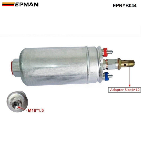 Planet Gates Performance 300lph External Fuel Pump 044 for OEM:0580 254 044 Poulor  H Q E85 Compatible  EPRYB044
