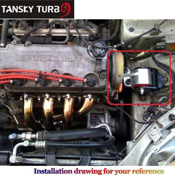 Planet Gates Performance Aluminum Rear Engine Motor Mount for Honda Civic 92-00 EK EG CXX-M3-BK