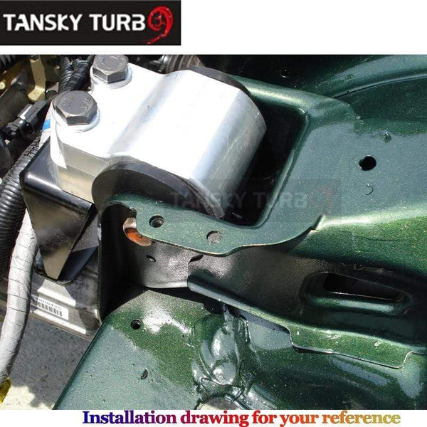 Planet Gates Performance Aluminum Rear Engine Motor Mount for Honda Civic 92-00 EK EG CXX-M3-BK