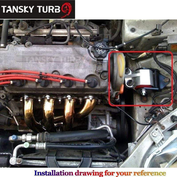 Planet Gates Performance Aluminum Rear Engine Motor Mount for Honda Civic 92-00 EK EG CXX-M3-BK