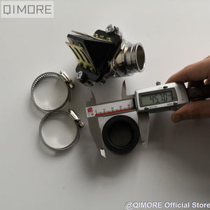 Planet Gates Performance Intake Manifold with Reed Valve for 2 stroke scooter Minarelli JOG 50 90 3KJ 4DM 1E40QMB 1E50QMF Vento ZIP BWS100