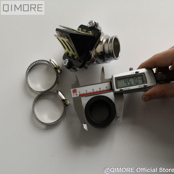 Planet Gates Performance Intake Manifold with Reed Valve for 2 stroke scooter Minarelli JOG 50 90 3KJ 4DM 1E40QMB 1E50QMF Vento ZIP BWS100