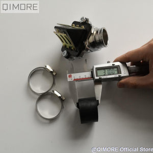 Planet Gates Performance Intake Manifold with Reed Valve for 2 stroke scooter Minarelli JOG 50 90 3KJ 4DM 1E40QMB 1E50QMF Vento ZIP BWS100