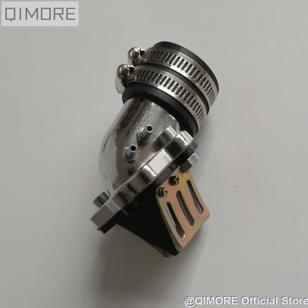 Planet Gates Performance Intake Manifold with Reed Valve for 2 stroke scooter Minarelli JOG 50 90 3KJ 4DM 1E40QMB 1E50QMF Vento ZIP BWS100