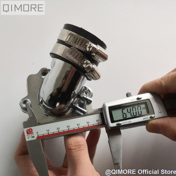 Planet Gates Performance Intake Manifold with Reed Valve for 2 stroke scooter Minarelli JOG 50 90 3KJ 4DM 1E40QMB 1E50QMF Vento ZIP BWS100