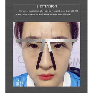 Planet Gates Permanent Makeup Eyebrow Shaping Tools Makeup Classic Beginner Tatoo Eyebrows ruler