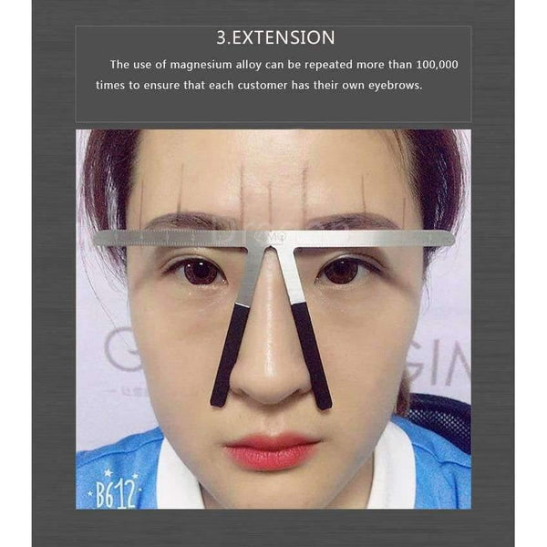 Planet Gates Permanent Makeup Eyebrow Shaping Tools Makeup Classic Beginner Tatoo Eyebrows ruler