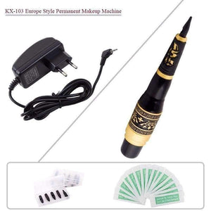 Planet Gates Permanent Makeup machine Kit Professional eyebrow tattoo machine power supply tatoo make up equipment tool set DSH-0066 10-0112
