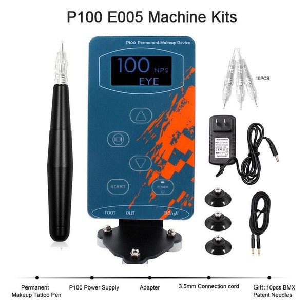 Planet Gates Permanent Makeup Rotary Tattoo Machine Eyebrow Tattoo Kits Professional Pen For Eyebrow Eyeliner Lip Tattoo Set