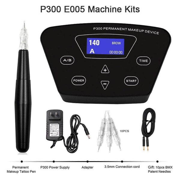 Planet Gates Permanent Makeup Rotary Tattoo Machine Eyebrow Tattoo Kits Professional Pen For Eyebrow Eyeliner Lip Tattoo Set