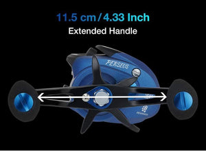 Planet Gates Perseus Dual Brake System Baitcasting Reel 8.4KG Drag Saltwater Freshwater Baitcasting Fishing Reel Pesca Carp