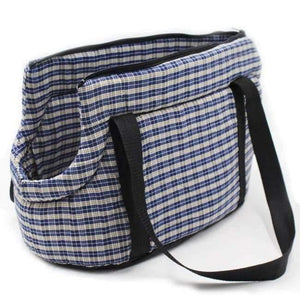 Planet Gates Pet Dog Carrier Bag Outdoor Travel Bags for Small Dogs Plaid Cotton Shoulder Carrying Puppy Pet Supplies