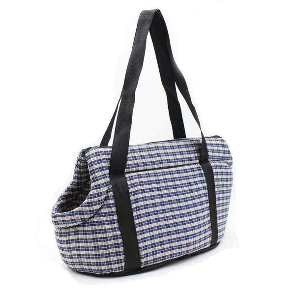 Planet Gates Pet Dog Carrier Bag Outdoor Travel Bags for Small Dogs Plaid Cotton Shoulder Carrying Puppy Pet Supplies
