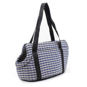 Pet Dog Carrier Bag Outdoor Travel Bags For Small Dogs Plaid Cotton Shoulder Carrying Puppy Pet Supplies