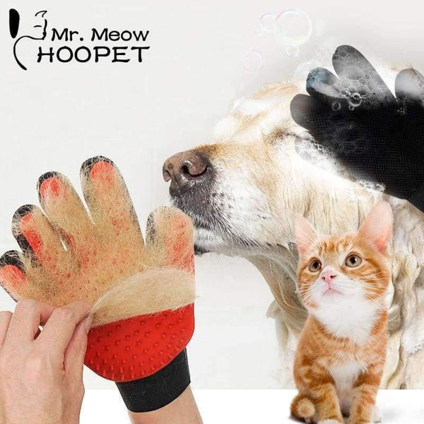 Planet Gates Pet Dog Cat Brush Cleaning Brush Hair Clean Glove Pet Dog Cat Massage Hair Removal Grooming Tool