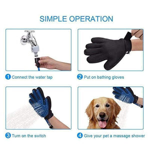 Planet Gates Pet Grooming Tools Pet shower artifact shower comb multifunctional pet cleaning gloves for Small Large Dogs