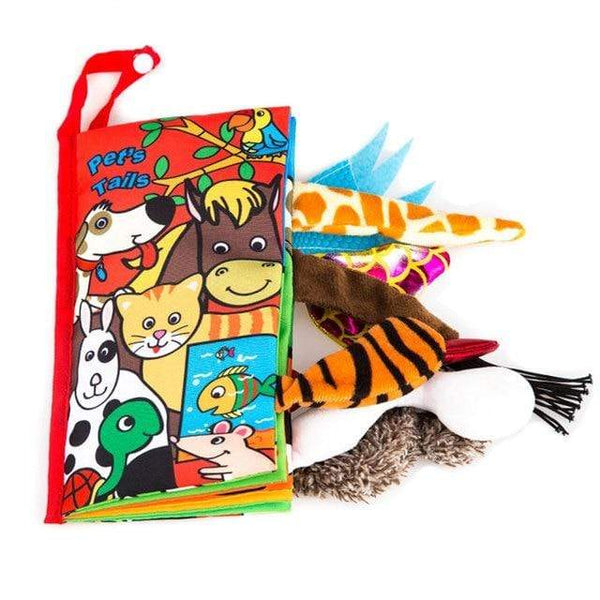 Planet Gates pet tails 22X12CM Around Multi-touch Educational Toys Infant Double Colorful Newborn Bed Bumper Crib Toys Early Learning Baby Toys 0 12 Months