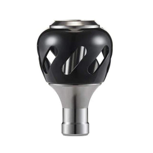 Planet Gates Pewter Black 30 mm Reel Handle Knob for SHIMANO STRADIC CI4 SW STRADIC FK SAHARA SEDONA STELLA NASCI DAIWA FUEGO TATULA STEEZ CALDIA EXIST