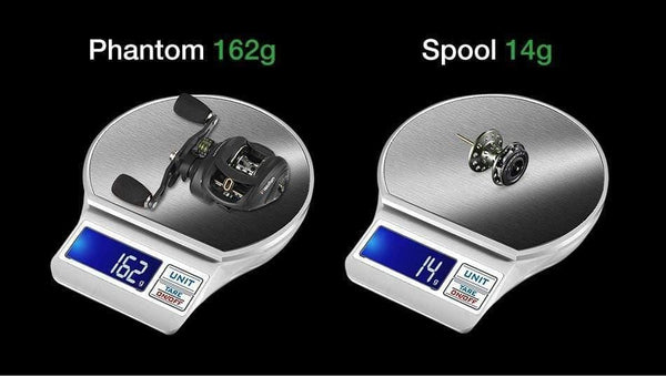 Planet Gates Phantom Carbon Fiber Ultralight 162g Baitcasting Reel Dual Brake 7.7kg Max Drag 7.0:1 Freshwater Fishing Reel