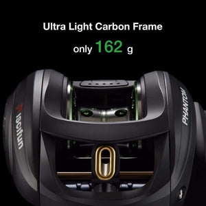 Planet Gates Phantom Carbon Fiber Ultralight 162g Baitcasting Reel Dual Brake 7.7kg Max Drag 7.0:1 Freshwater Fishing Reel