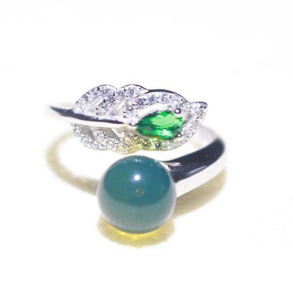 Planet Gates Phoenix tail blue amber  ring resizable ring high quality  diamond ring with 925 sterling silver women rings