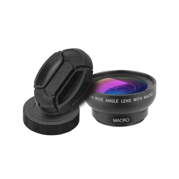 Planet Gates Phone Camera Lenses 0.45X Wide Angle 12.5X Macro 2in1 Professional HD Lens Kit For iphone x 7 8 6 plus Samsung s9 s8 plus