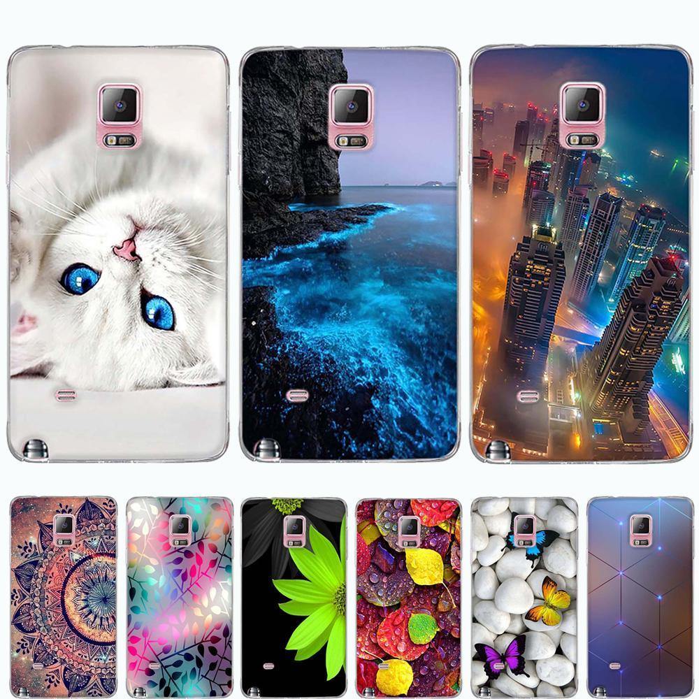 Planet Gates Phone Case For Samsung Galaxy Note 4 Case Cover Silicone Soft TPU 3D Pattern Cover For Samsung Galaxy Note4 Cover Funda Capa