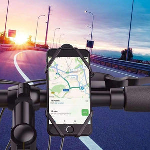 Planet Gates Phone Holder Anti-Slip Silicone Bicycle Holder For iPhone Samsung Bike Motorcycle Handlebar MTB Phone Holder Stand Mount