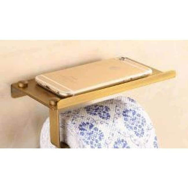 Planet Gates phone holder European Bronze Brushed Bathroom Accessories Solid Brass Carved Bathroom Product Antique Brass Carved Bathroom Hardware Sets