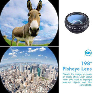 Planet Gates Phone lens kit universal 10 in 1 Fisheye Wide Angle macro Lens CPL Filter Kaleidoscope+2X telescope Lens for smartphone
