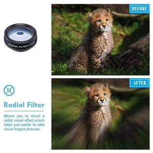 Planet Gates Phone lens kit universal 10 in 1 Fisheye Wide Angle macro Lens CPL Filter Kaleidoscope+2X telescope Lens for smartphone