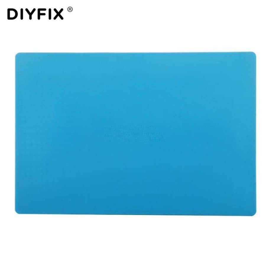 Planet Gates Phone Repair Tools 34x23cm Heat Insulation Silicone Pad Desk Mat BGA Soldering Station with Screw Position