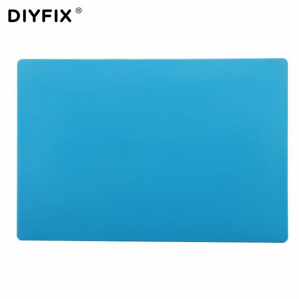 Planet Gates Phone Repair Tools 34x23cm Heat Insulation Silicone Pad Desk Mat BGA Soldering Station with Screw Position