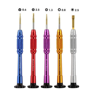 Planet Gates Phone Repair Tools Kit 5 in 1 Precision Screwdriver Set for iPhone X 8 7 6S 6 Disassemble Opening Kit